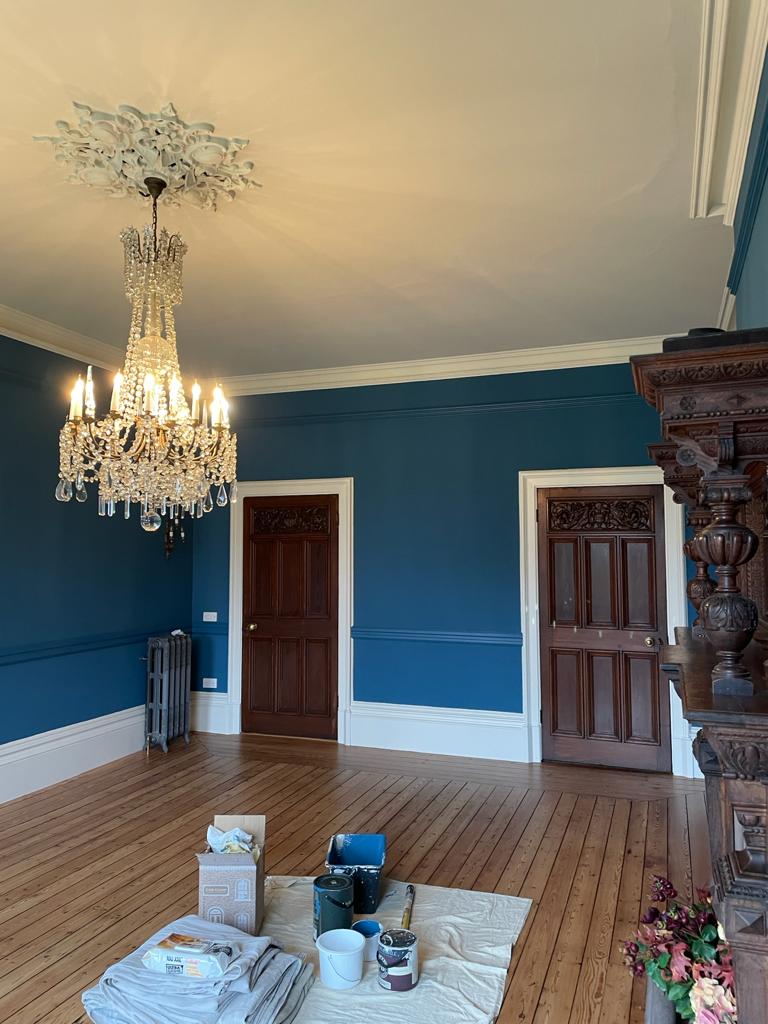 Interior with Chandelier